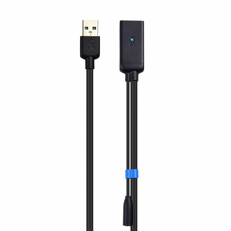 Καλώδιο επέκτασης USB 3.0 Καλώδιο επανάληψης ενισχυτή σήματος αρσενικού έως θηλυκού σήματος με προσαρμογέα τροφοδοσίας 5V / 2A